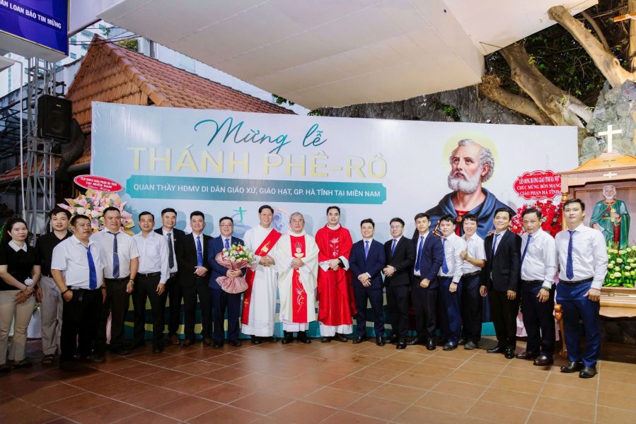 Thánh Lễ Mừng Kính Thánh Phêrô – Quan Thầy Hội Đồng Mục Vụ Di Dân Giáo Phận Hà Tĩnh Tại Miền Nam